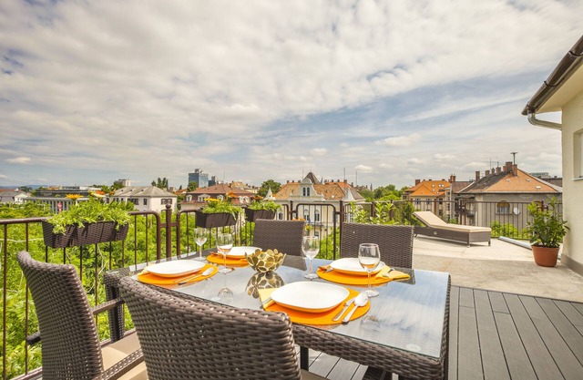 Enjoy your private terrace near City Park!
