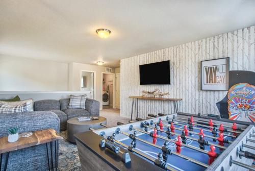 Entire Home Game Room Basement FirePit