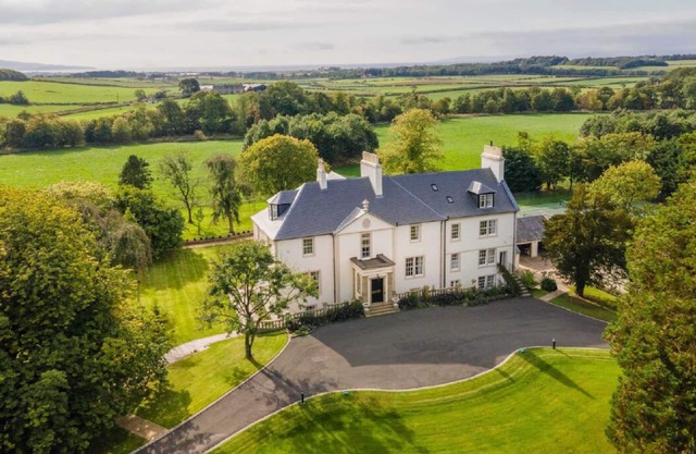 Entire self-contained ground floor of historic Georgian mansion near Troon