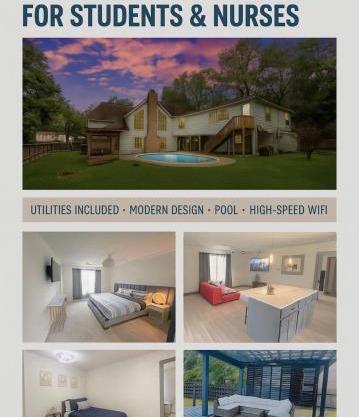 Exec Style Home near Iah with Pool