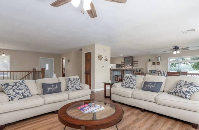 Expansive Waterfront & Large Dock