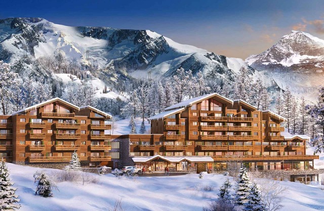 F2 NEW on track with pool-spa-hammam-sauna access 4 star residence