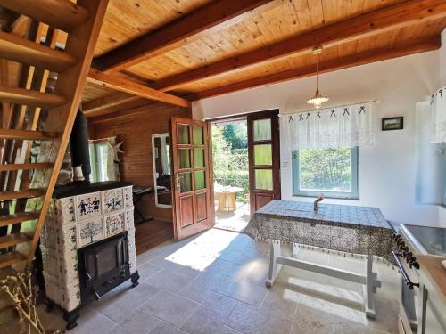 fairy tale cottage on water stream, 30 minutes from South Prague
