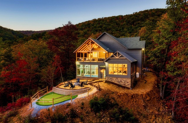 Fall Luxury 5BR Cabin | Pool, Hot Tub, Smokies Views
