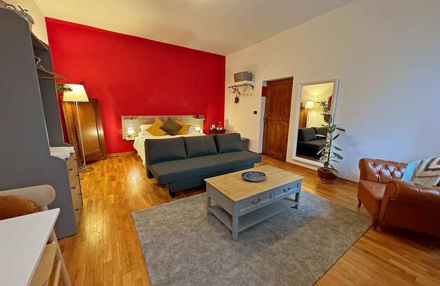 Family room Melograno's colors