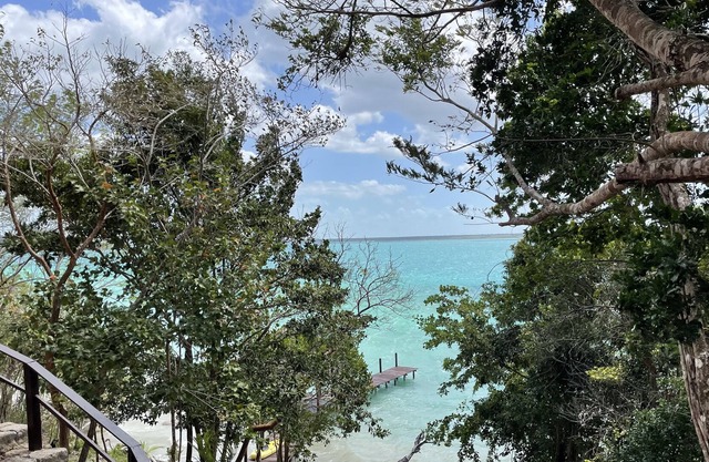 Family Villa partial lagoon view Bacalar