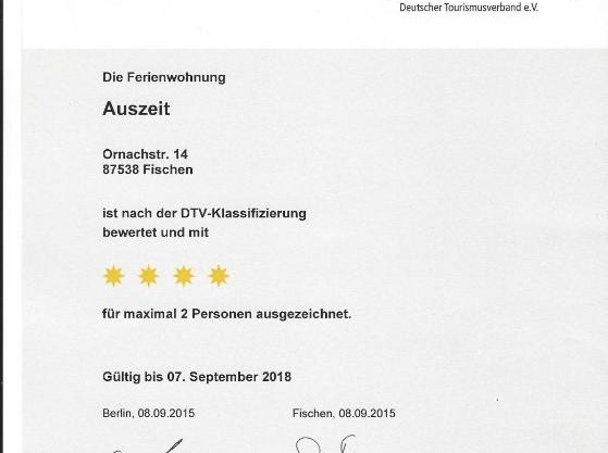 Ferienwohnung Auszeit