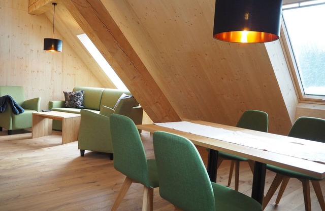 Ferienwohnung Heubühne, 50 qm, 1 Schlafzimmer, 1 Wohnschlafzimmer, Max. 4 Personen