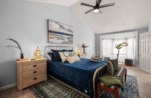 Find your groove here in this stylish, artistic home