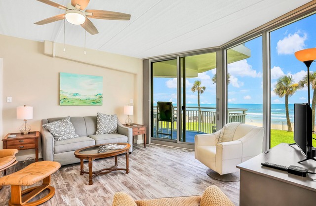 First Floor Condo with Shared Pool, High-Speed WiFi, Central AC, and Ocean Views