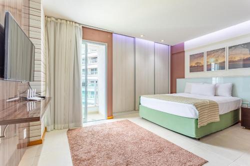 Flat III em Saint Morizt Hotel - Vista Esplanada