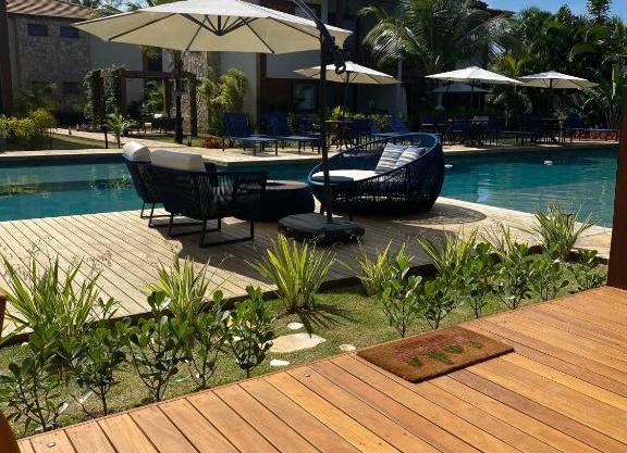 Flat luxo, próximo da praia e da vila de Barra Grande-Ba na península de Maraú - Condomínio Villagio de Mari