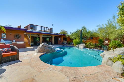 Full Circle Ranch with Pool and Views in Cave Creek