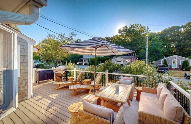 Fully Renovated Coastal Escape in White Horse Beach with AC, Deck & Parking