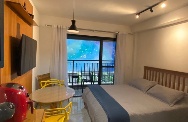 Furnished studio in the Higienópolis /Sta Cecília neighborhood 10 minutes from Av: Paulista