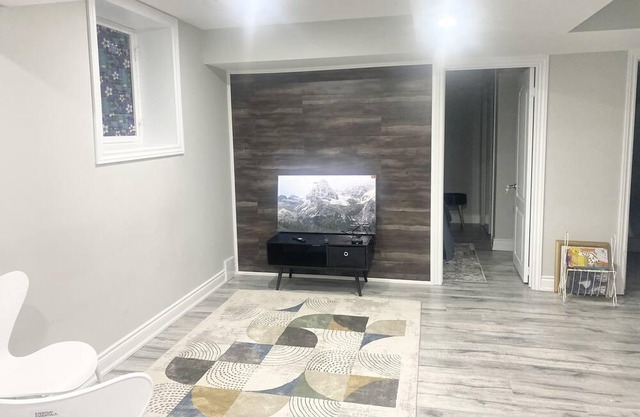 Furnished and fully stocked 2 bed, 1 bath legal basement apartment in Brampton .