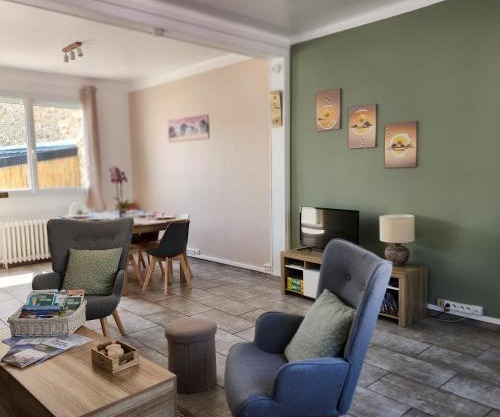 Gîte 3 étoiles l'incontournable de Lessay - 6 pers - jardin clos - bébé, Chiens ok -mer 6kms