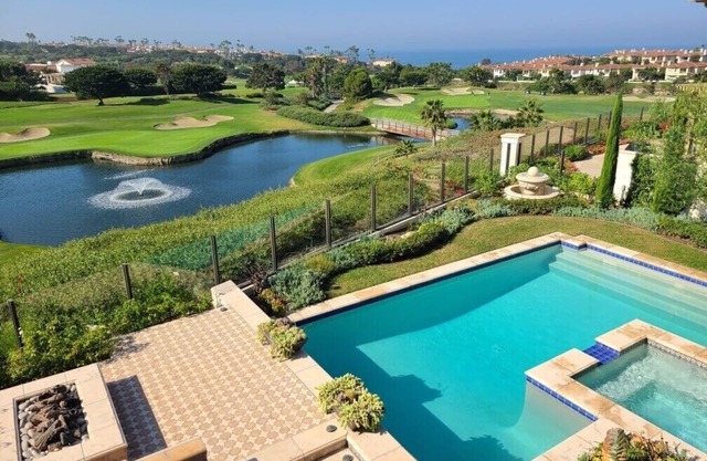 Gated Monarch Beach Golf course home with views of the Ocean, private pool