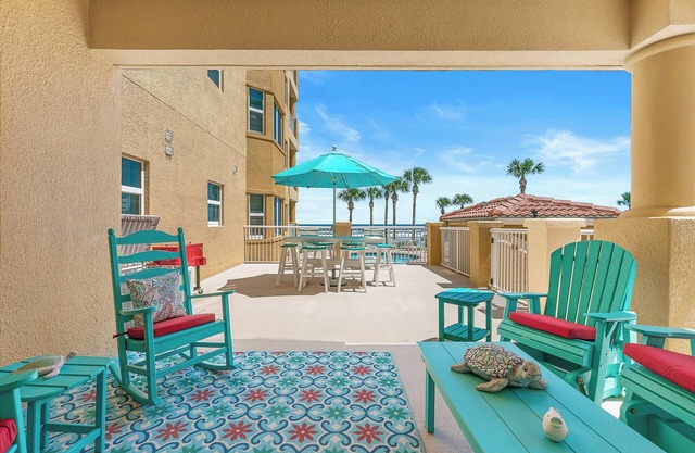 🌊Giant Sundeck with Pool Access | Oceanfront | Atlantic Villas 102🌊