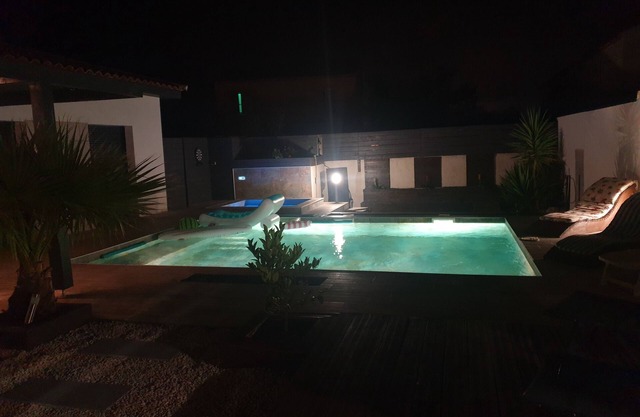 Gigean : modern villa with swimming pool for 6 people
