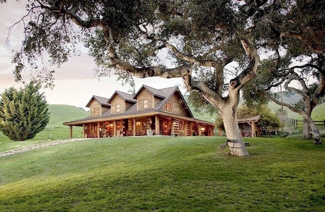 Gorgeous Log Cabin Home on Working Ranch & Vineyard Estate