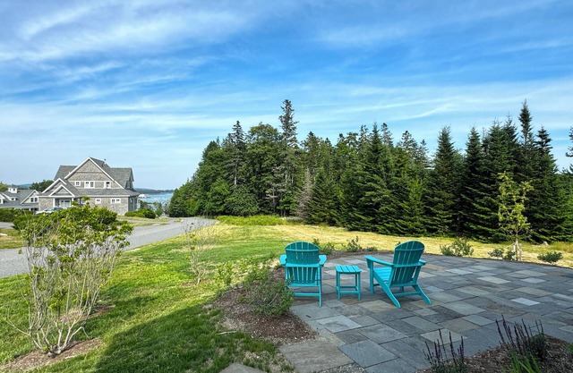 GORGEOUS NEWLY BUILT HOME ON HILLSIDE OVERLOOKING SOUTHWEST HARBOR! -