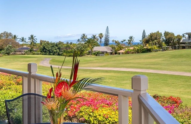 Grand Champions 1-bedroom on Wailea Blue Course with Private Lanai, Ocean Views!