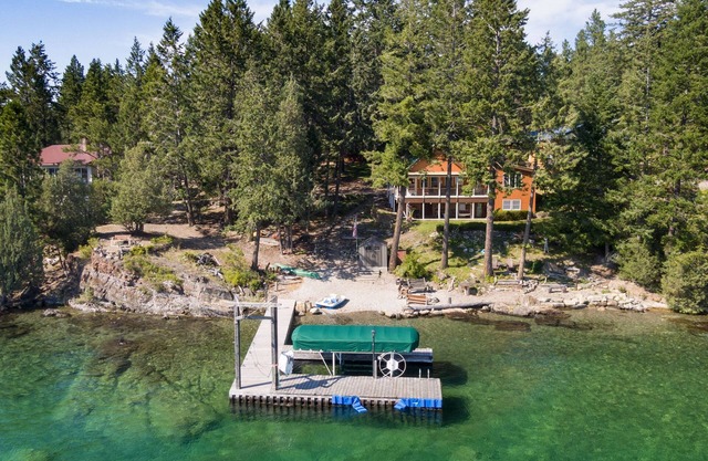 Grandma's cabin in the woods on the lake!