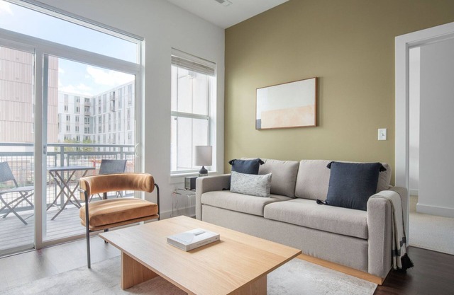 Great Alewife 2BR w/Gym & W/D, nr Red Line, by Blueground