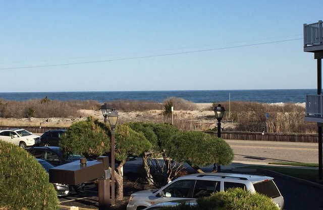 "Great ocean view!" Right across Beach Avenue from the beach, 2-minute walk