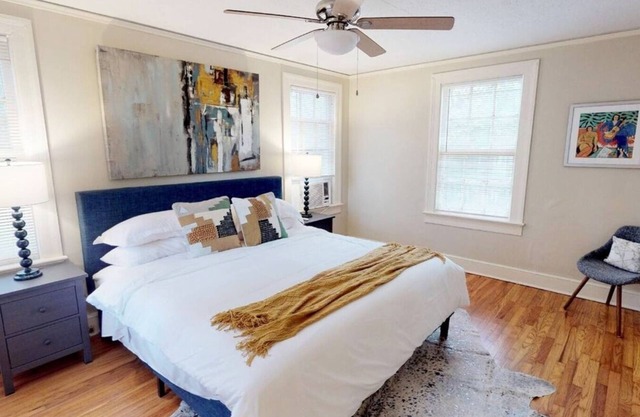 Great two bedroom apartment on the first floor in the heart of Cloverdale with screened porch.