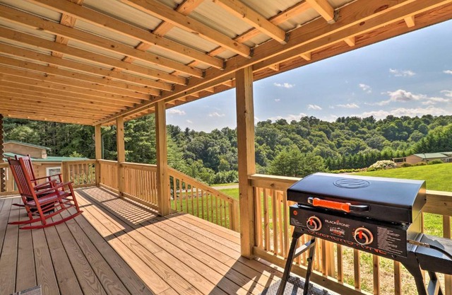 Grill and River Access Tiny Cabin in Sparta!