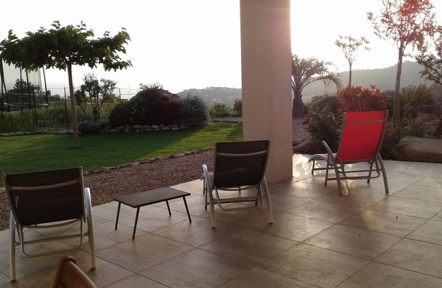 Ground floor of villa with sea view