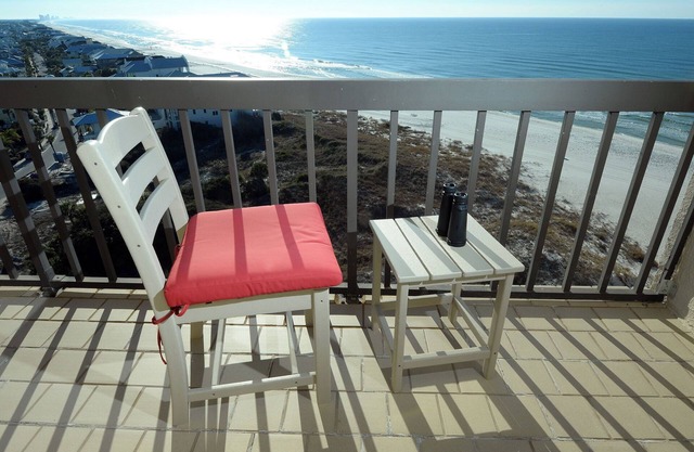 Gulf- AND Lake-front balconies at beach resort