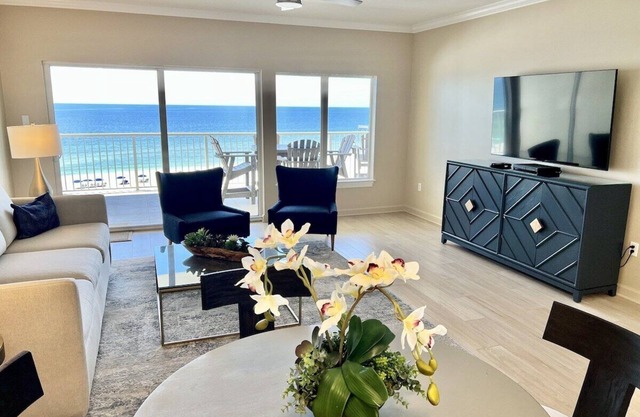 Gulf Front Unit with Stunning Sunsets! Beach Chair Service Included with Rental!