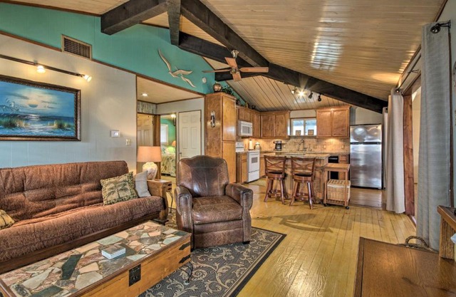 half Mi to Beach Canal-Front Galveston Home!