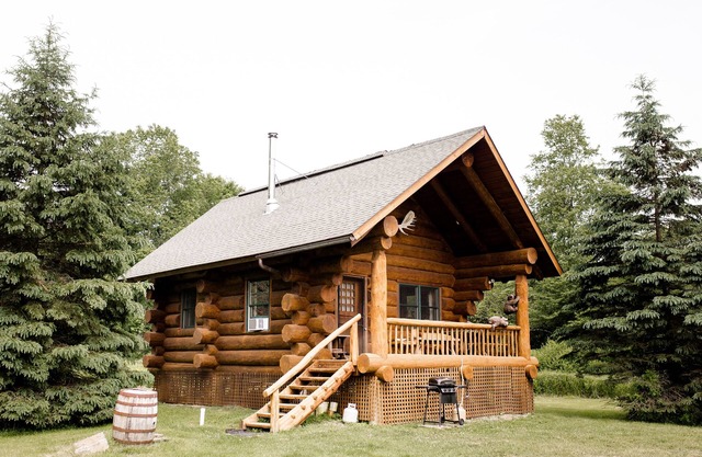 Handcrafted Riverfront Cabin on 10 acres