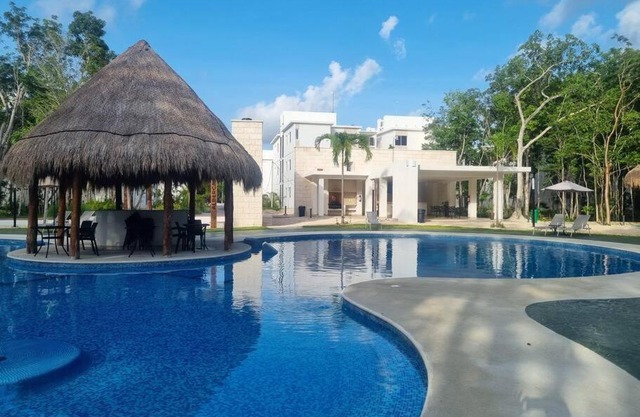 Hermoso condominio con alberca en Puerto Morelos