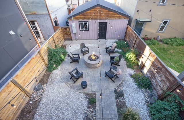 Hidden Gem in RiNo, 4 Bed/3 Bath, Backyard with firepit and 2 car garage