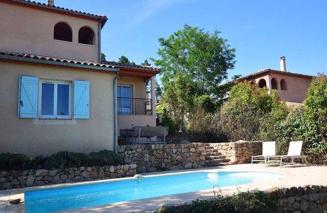 Hillside Villa with Pool, Joyeuse