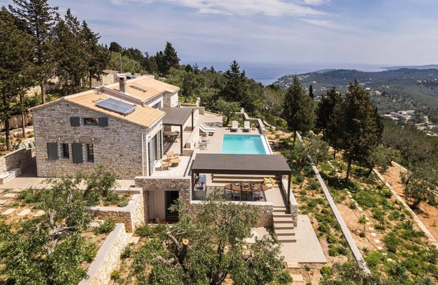 Hilltop Haven with Olive groves Panorama