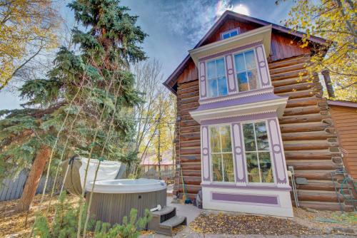 Historic Breck Cabin with Hot Tub Walk to Main St!