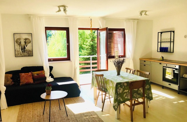 Holiday apartment in quiet location close to Lake Balaton.