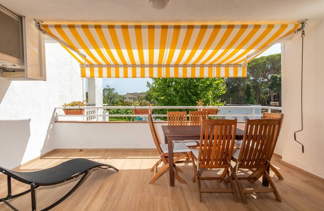 Holiday Apartment 'Brava Beach' with Shared Pool, Private Terrace & Wi-Fi