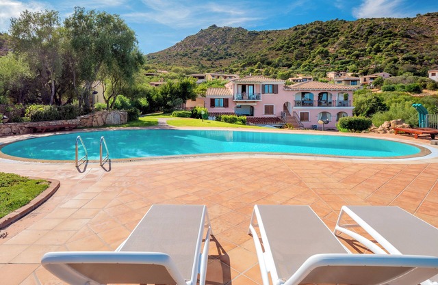 Holiday Apartment "Lu Impostu" with Sea View, Private Terrace, Pool & Air Conditioning