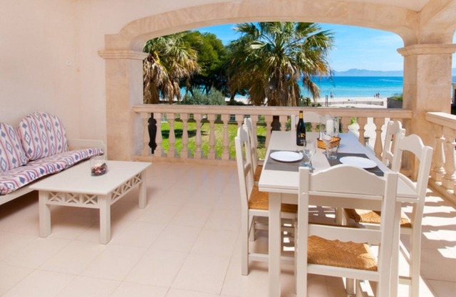 Holiday Apartment "Sun Of The Bay Vidalba-Bloq2 Apto 3" with Sea View, Private Terrace & Wi-Fi