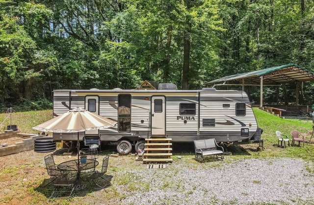 Holiday Haven has Water Access with Private Boat Launch on Lake Guntersville!
