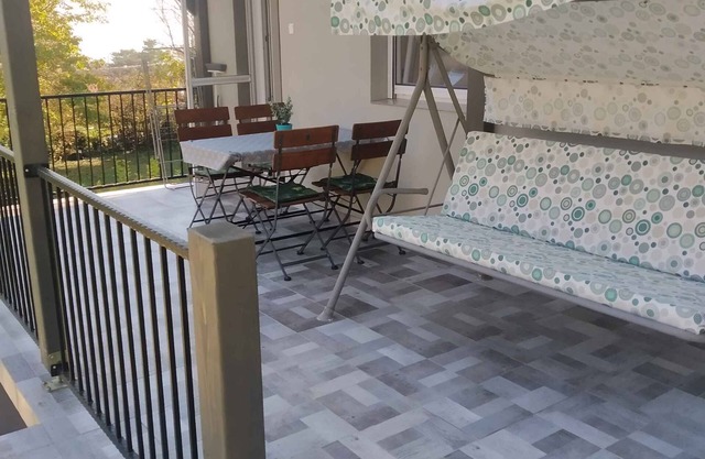 Holiday home family-friendly with pool and children's playground