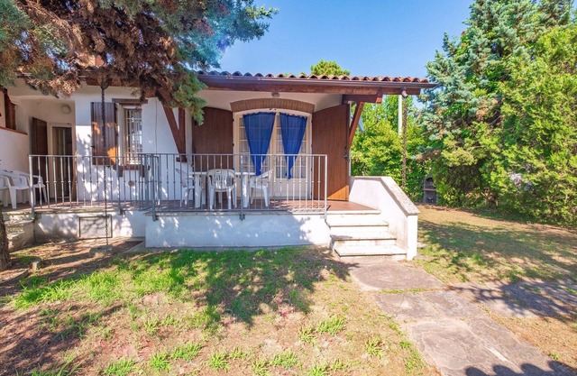 Holiday home with terrace and barbecue