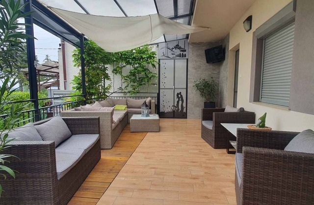 Holiday home with air conditioning, internet and free use of bicycles